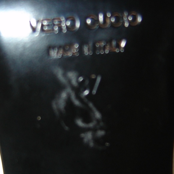 BOTTICELLI White Leather Pumps Sz 37 Made in Italy - Picture 6 of 7